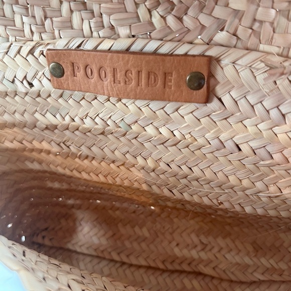 POOLSIDE COLLECTIVE L'ENVELOPPE CLUTCH "minibabe” STRAW BAG - Picture 2 of 4